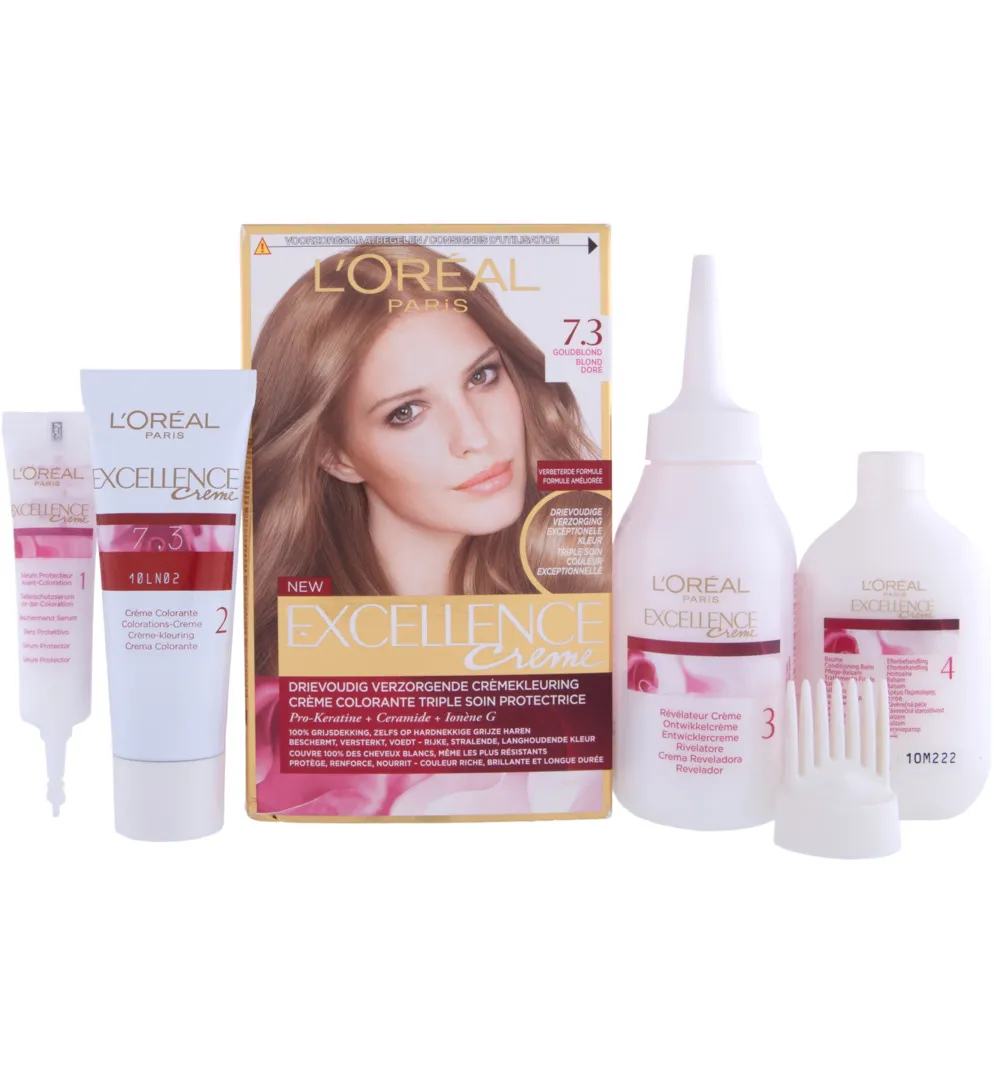 L'Oréal Excellence Creme 7.3 Goudblond (1 set)