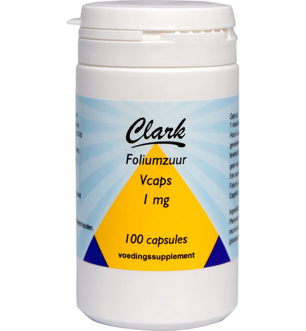 Clark Foliumzuur 1mg (100 capsules)