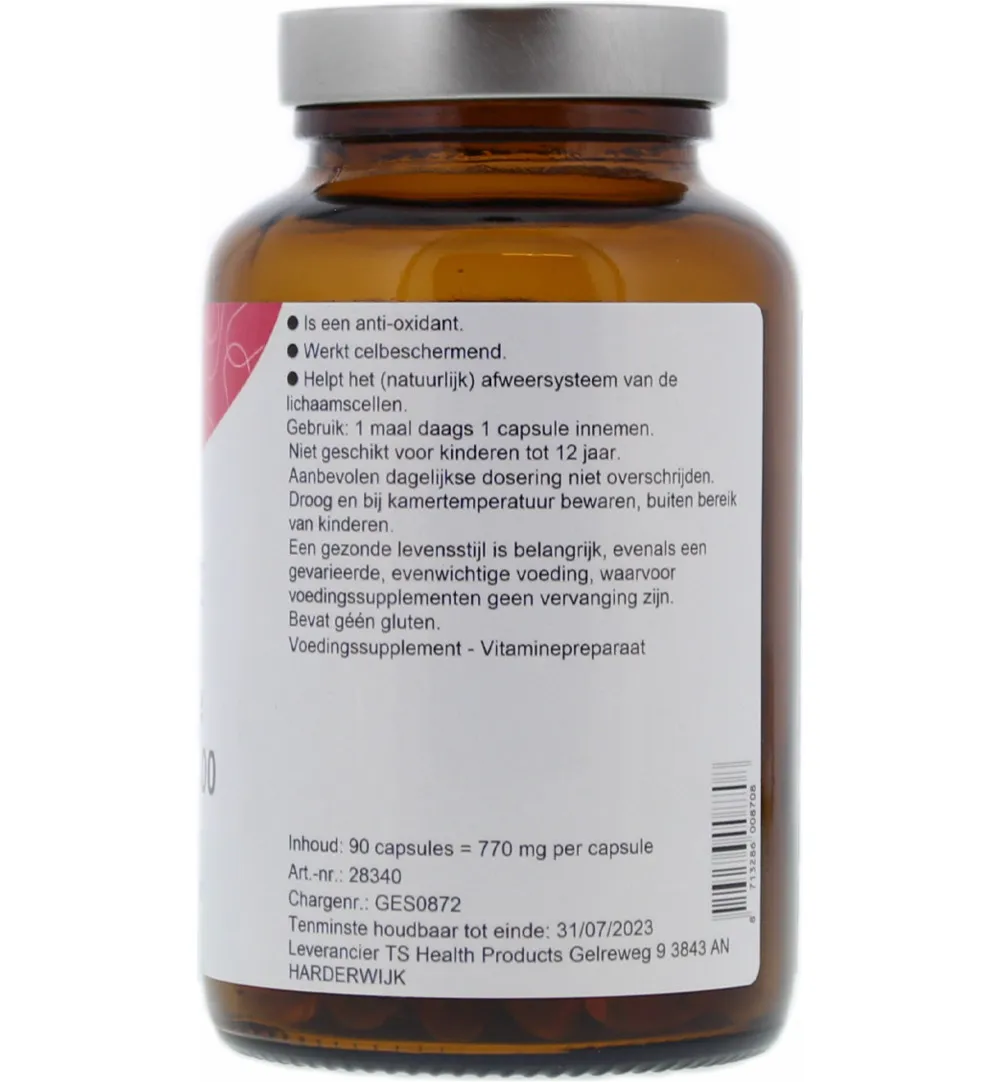 TS Choice Natuurlijke Vitamine E (90 capsules) - image 2