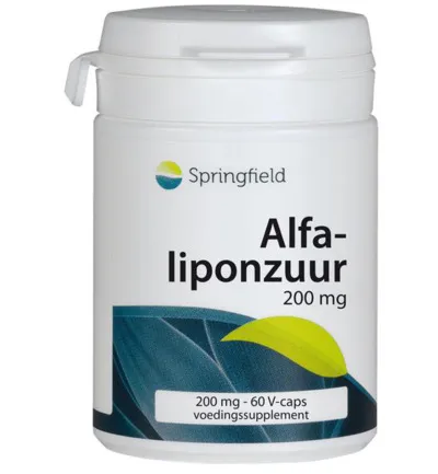 Springfield Alfa-Liponzuur 200 Mg (60 vega capsules)