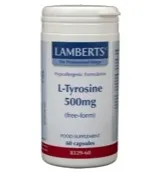 Lamberts L-Tyrosine 500mg (60 capsules)