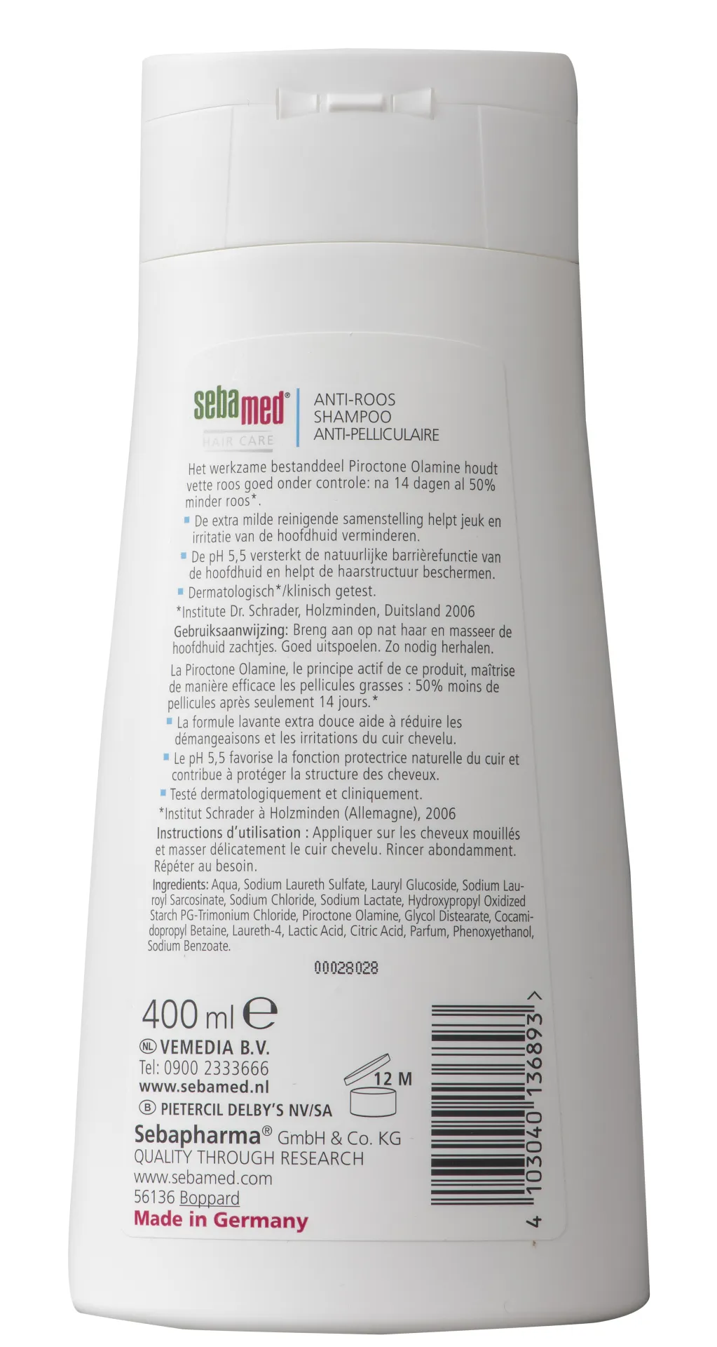 Sebamed Anti-roos shampoo (400 ml) - image 4