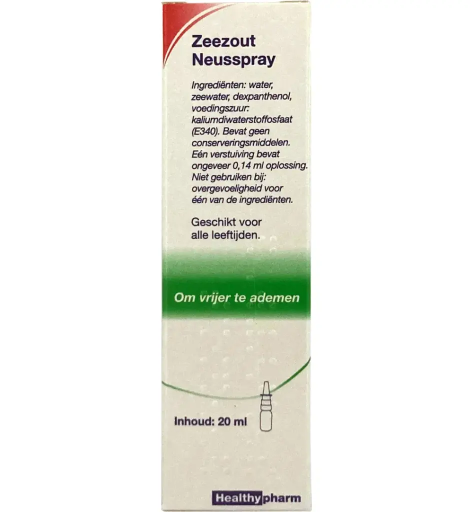 Healthypharm Zeezout Neusspray (20 ml)