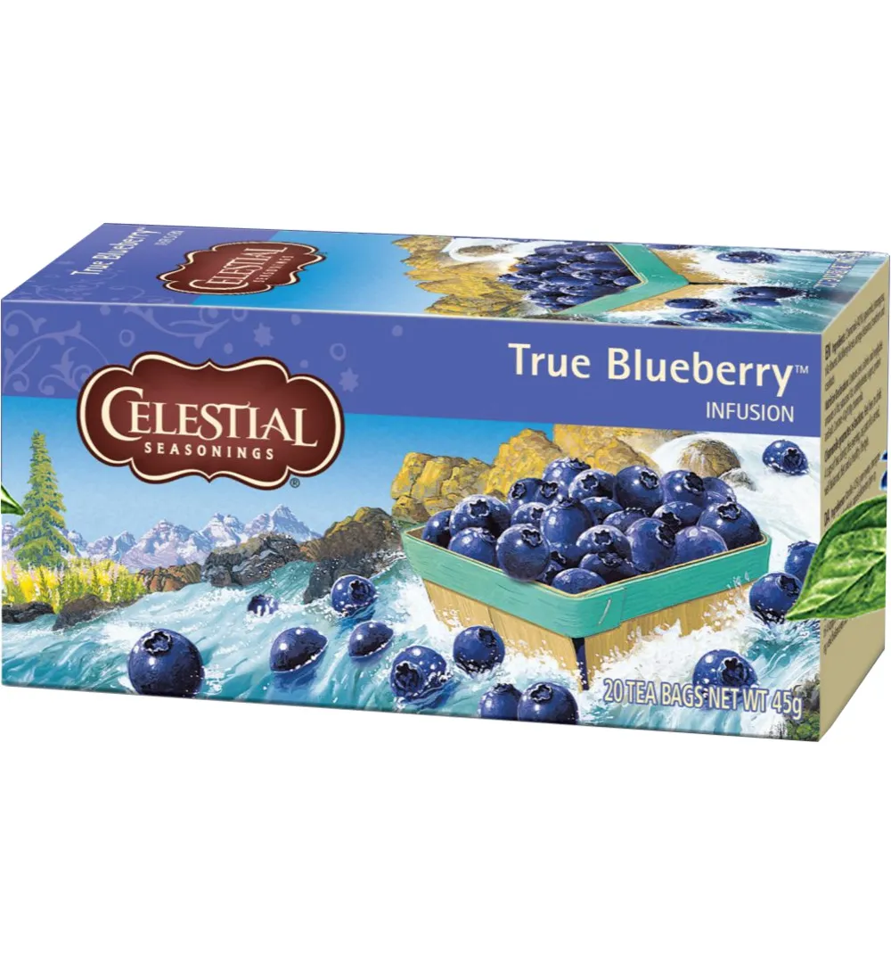 Celestial Seasonings True blueberry herb tea (20 stuks)