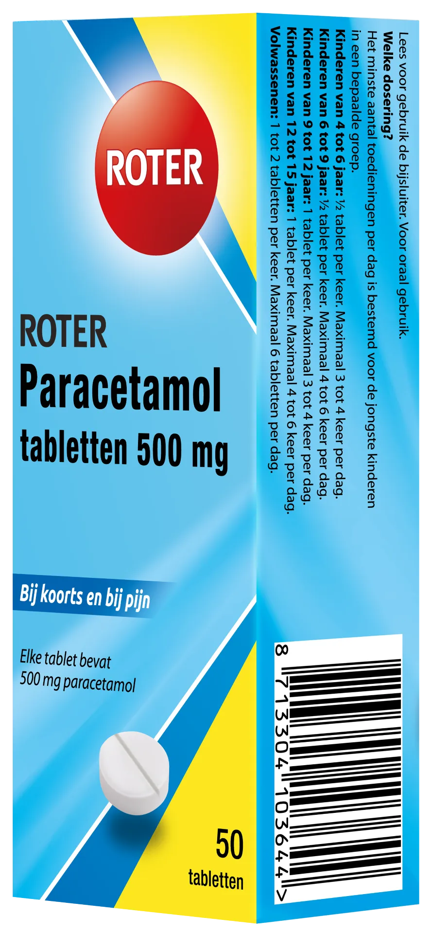 Roter Paracetamol 500 mg (50 tabletten) - image 4