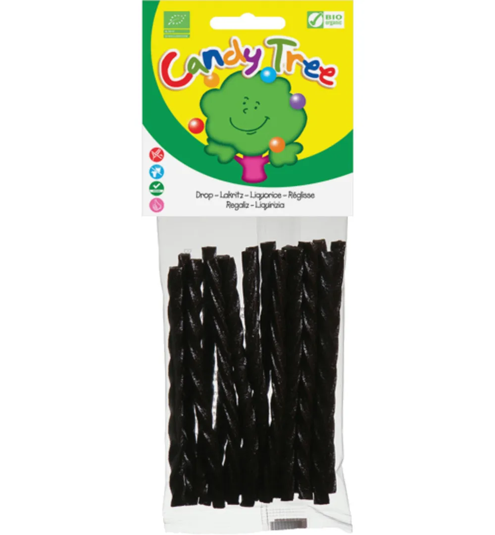 Candy Tree Dropkabels zoet glutenvrij bio (100 gr)
