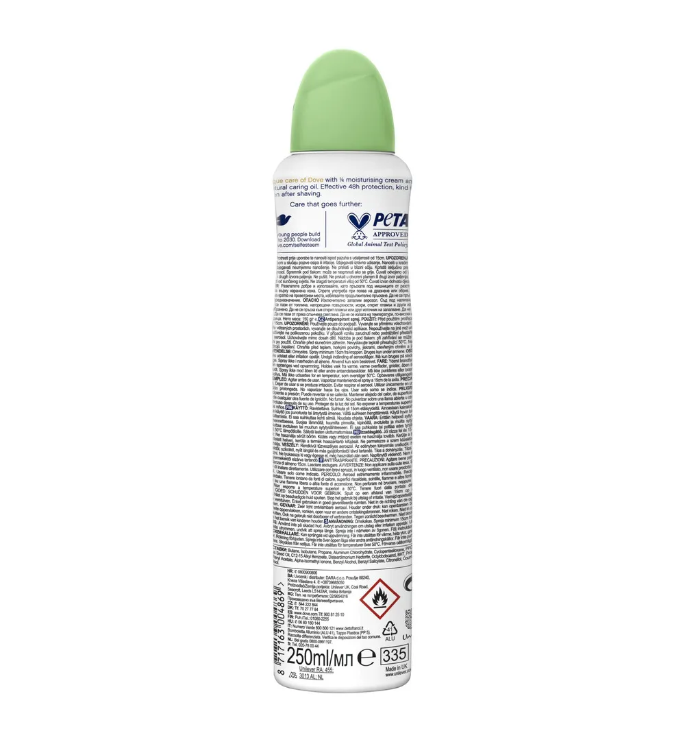 Dove Deodorant spray Go fresh cucumber (250 ml) - image 2