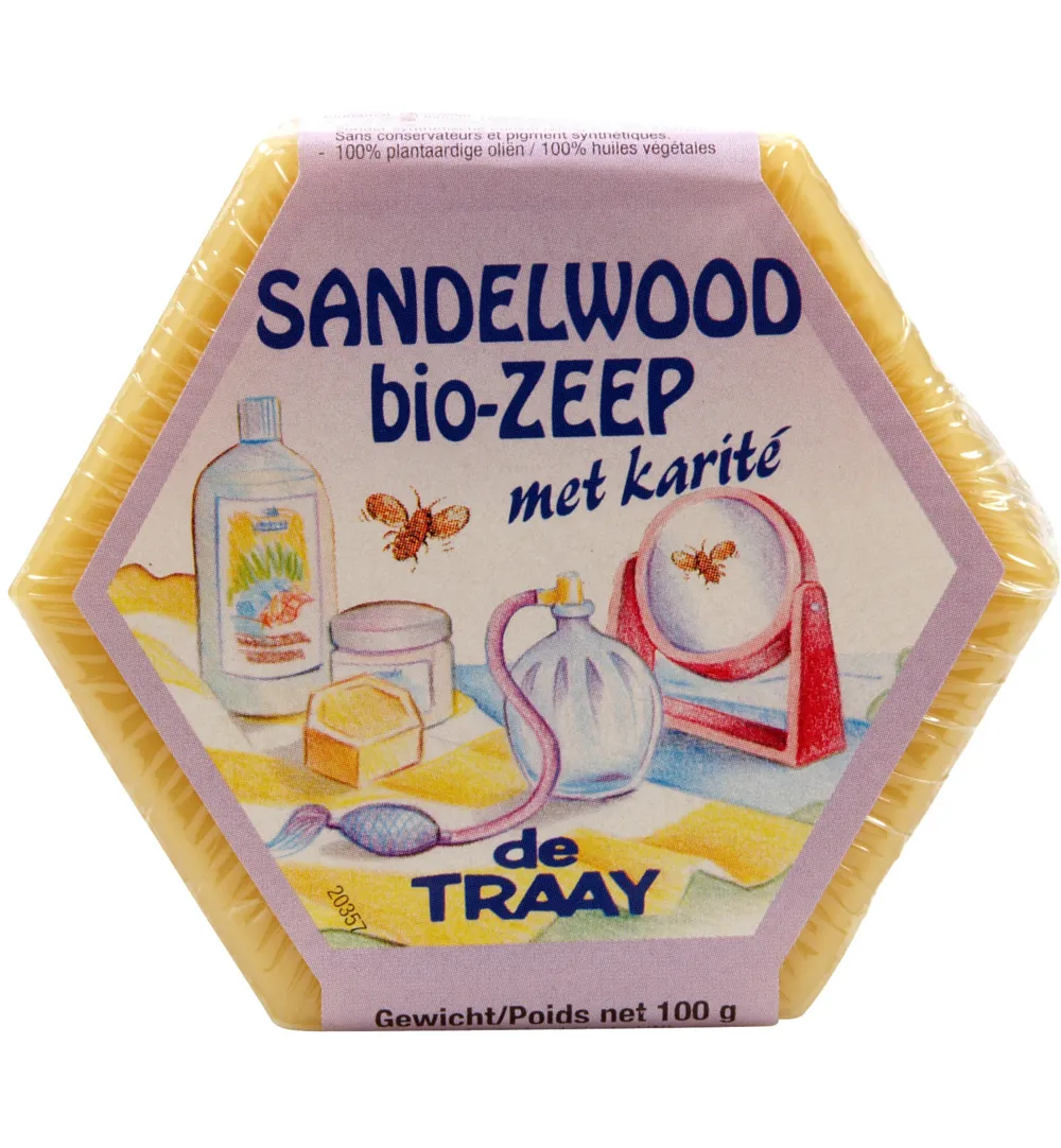 De Traay Zeep Sandelhout Bio (100 gr)