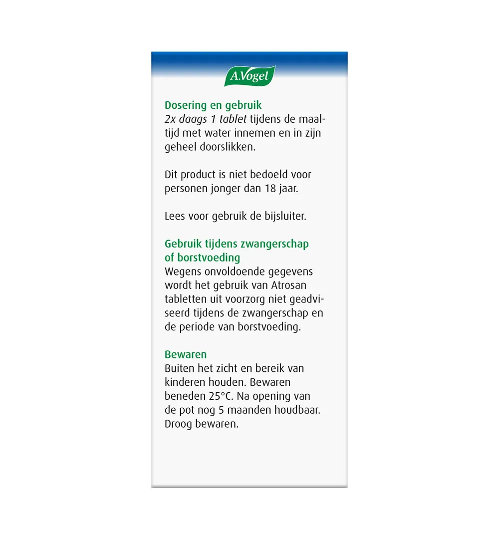 A.Vogel Atrosan (60 tabletten) - image 2