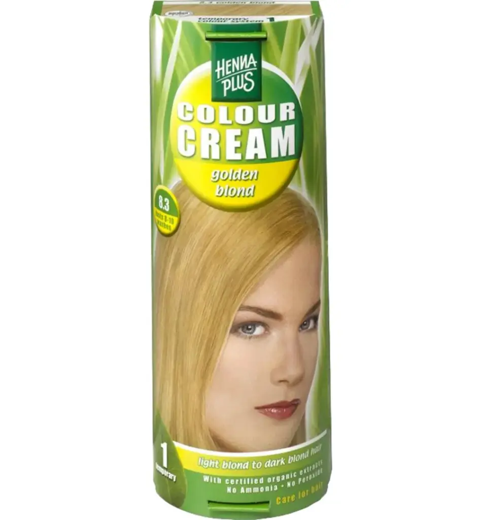 Hennaplus Colour Cream 8.3 Gold Blond (60 ml)