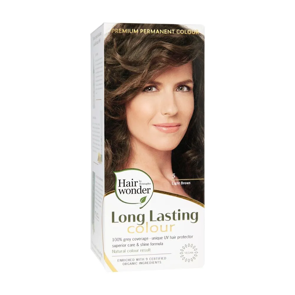 Hairwonder Long Lasting Colour 5 Light Brown (100 ml)