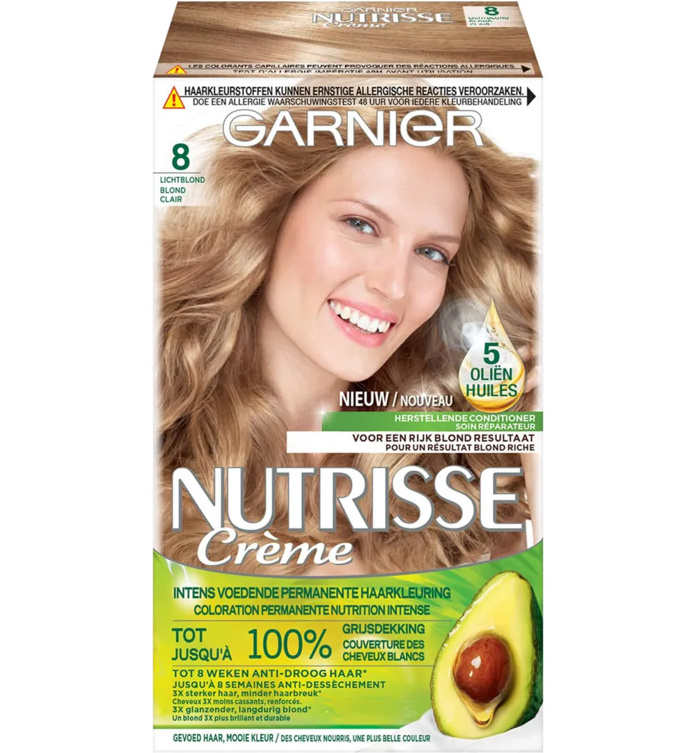 Garnier Nutrisse 8.0 Blond Vanille (1 set)