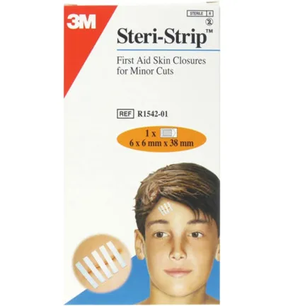 3M Steri strip hecht 6 x 38mm (6 stuks)