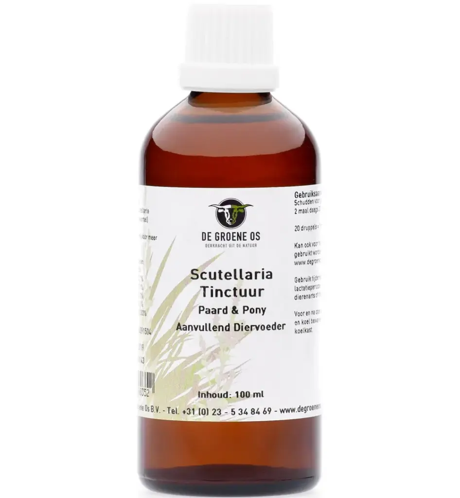 Degroene Os Scutellaria Tinctuur Paard & Pony (100 ml)