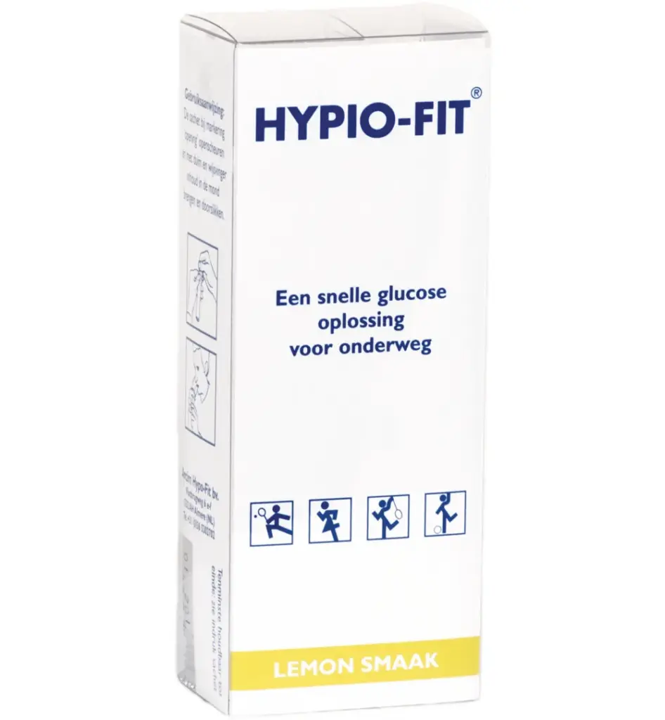 Hypio-Fit Direct Energy Lemon 18Gram Zakje (12 Zakjes)