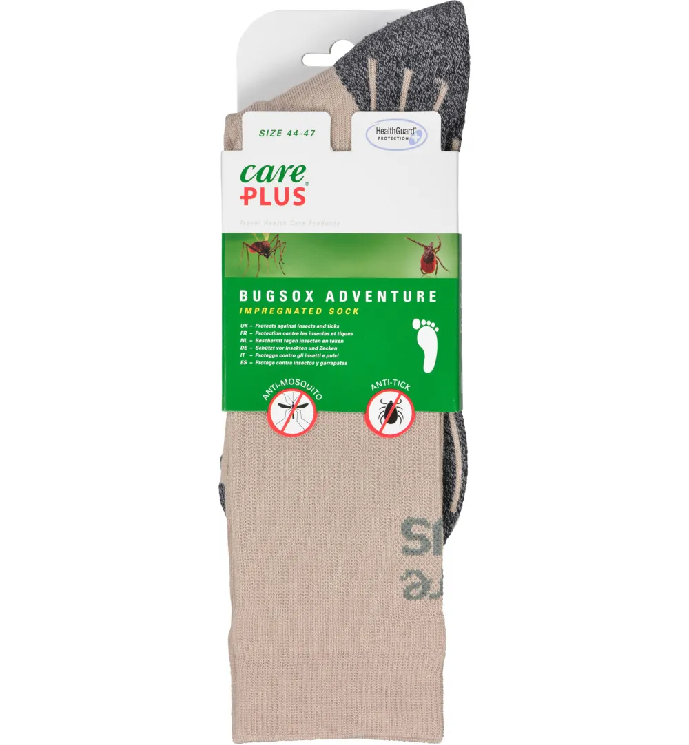 Care Plus Bugsox Adventure Khaki 44-47 L (1 Paar)