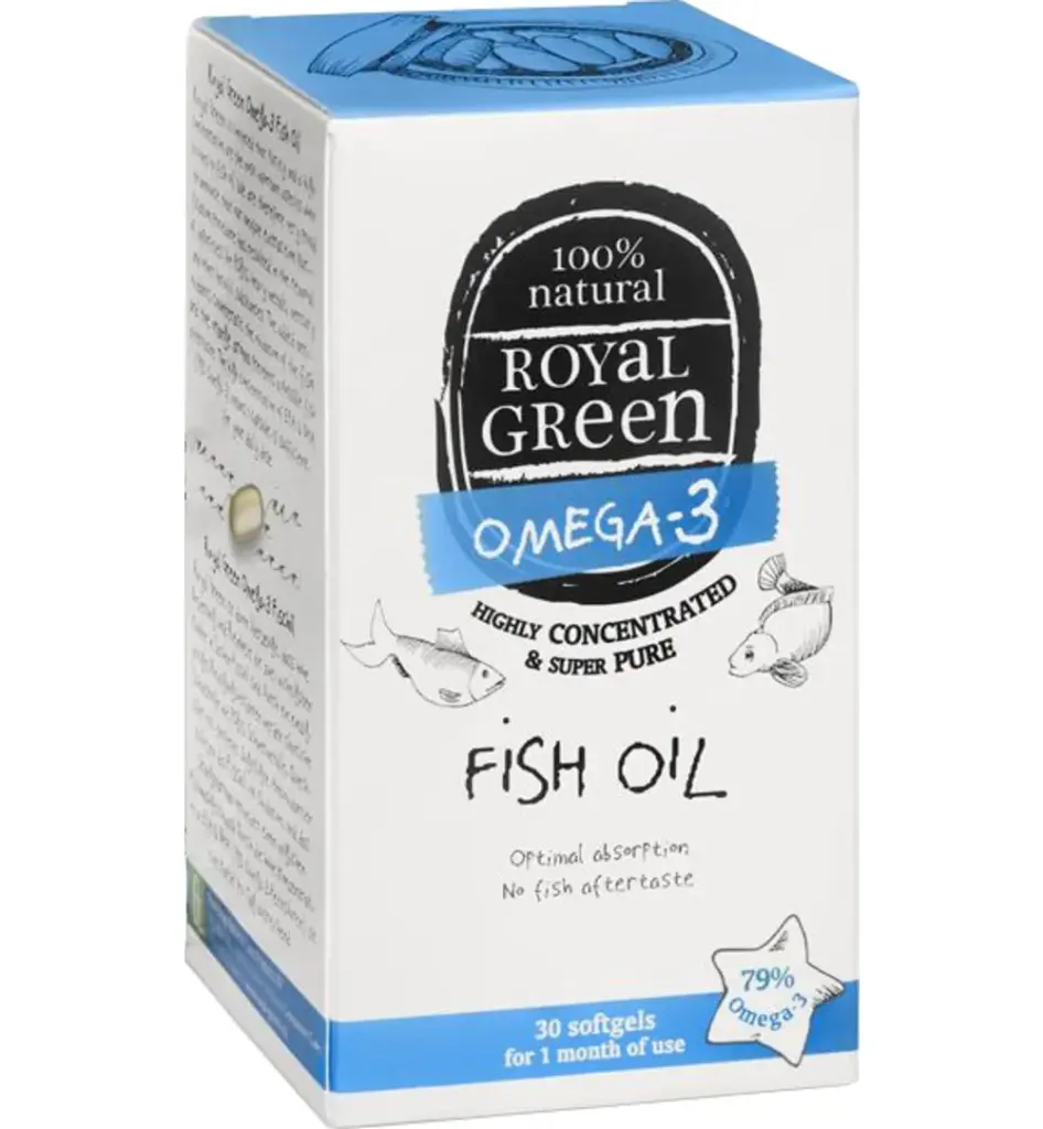 Royal Green Omega 3 Visolie (30 Softgels)