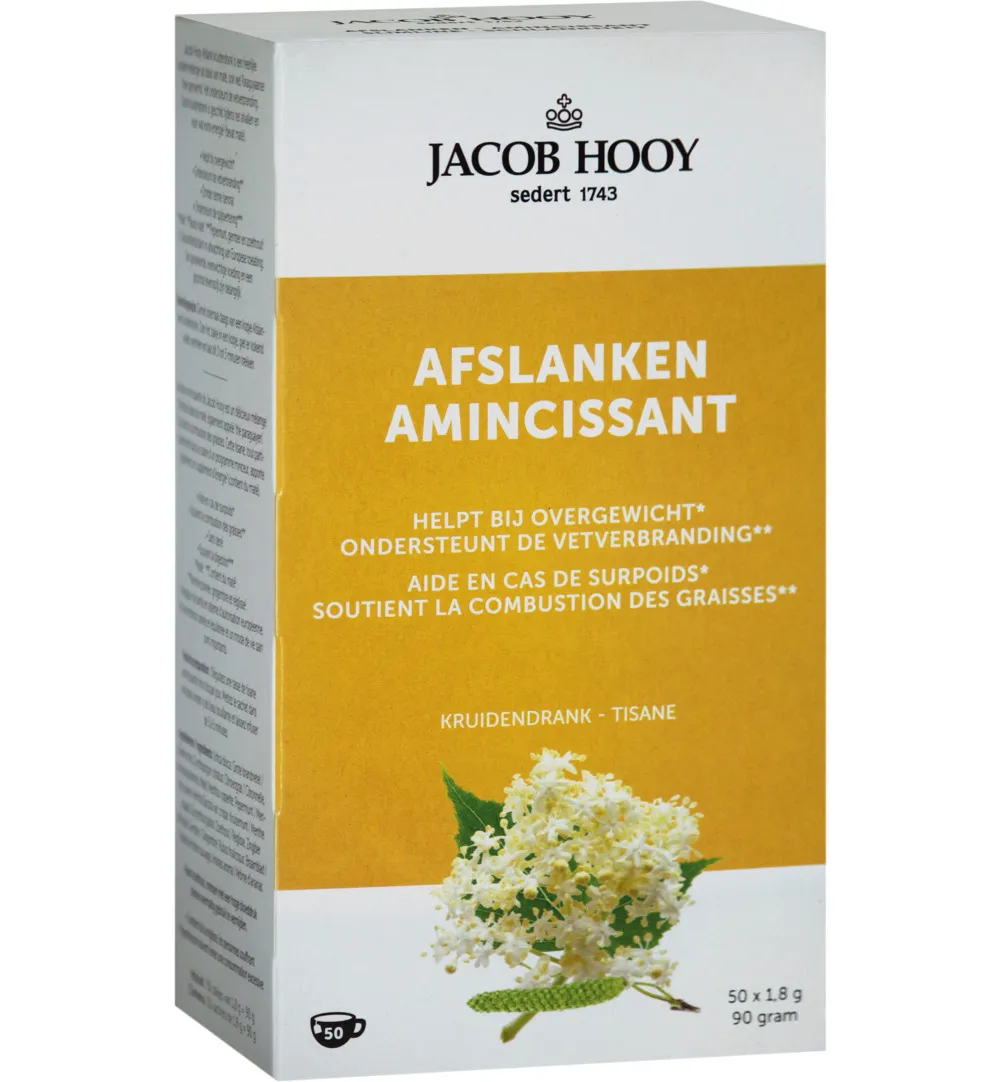 Jacob Hooy Ideaal Gewicht Afslank Kruidendrank Theezakjes (50 stuks)