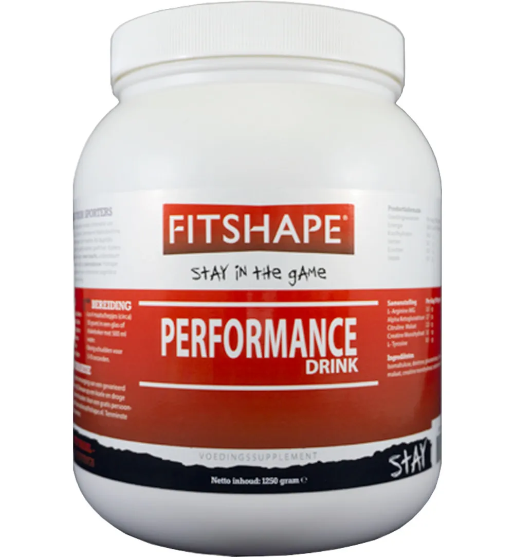 Fitshape Performance drink (1250 gr)