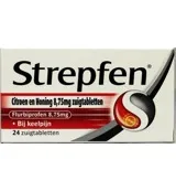 Strepfen Citroen & honing (24 zuigtabletten)