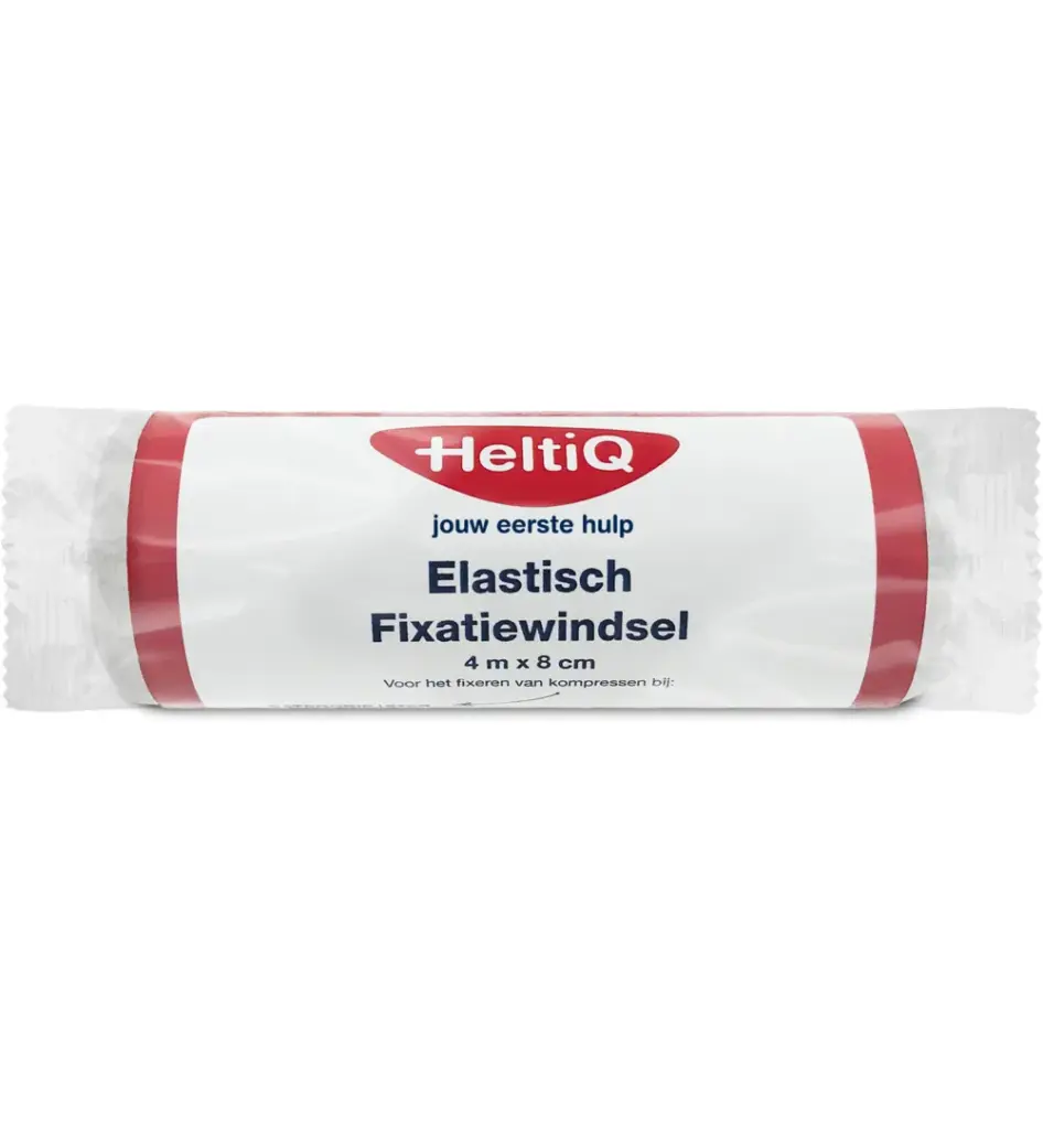 HeltiQ Elastisch fixatiewindsel 4m x 8 cm (1 stuk)