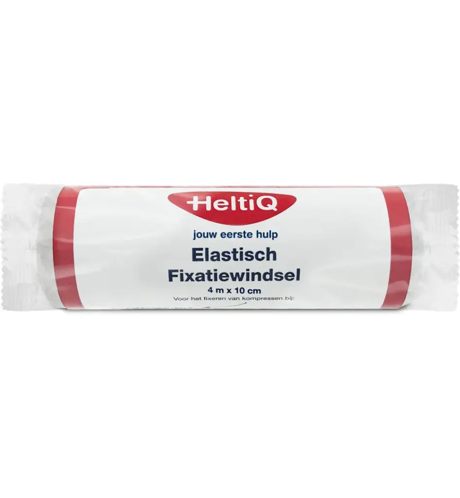 HeltiQ Elastisch fixatiewindsel 4m x 10 cm (1 stuk)