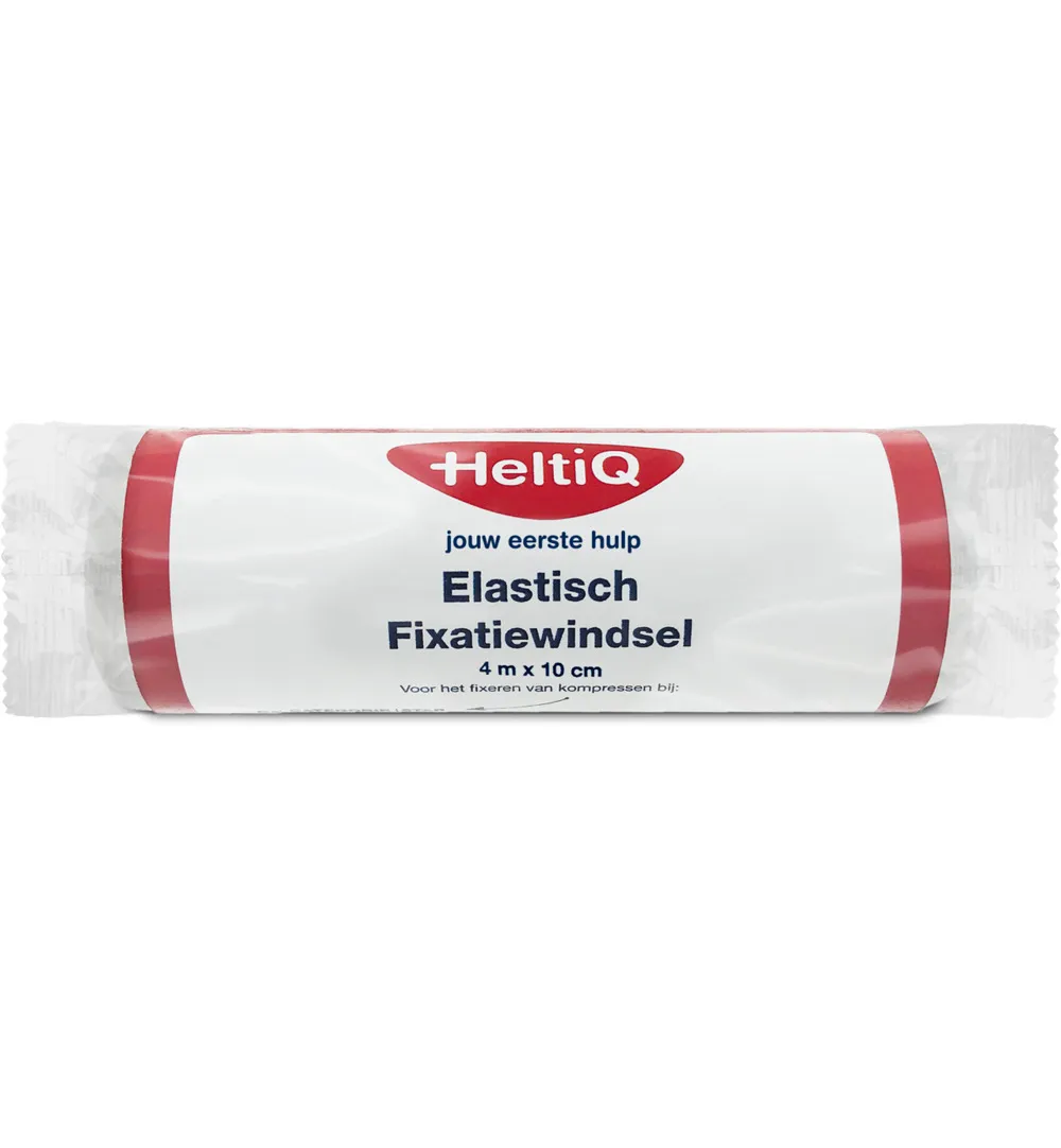 HeltiQ Elastisch fixatiewindsel 4m x 10 cm (1 stuk)