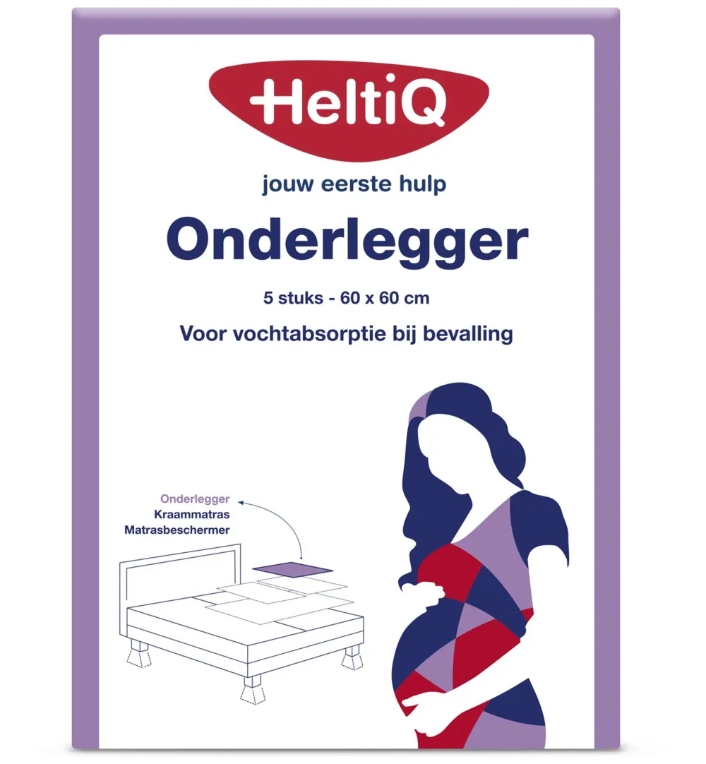 Heltiq Onderlegger 60 X 60 (1 X 5 stuks)