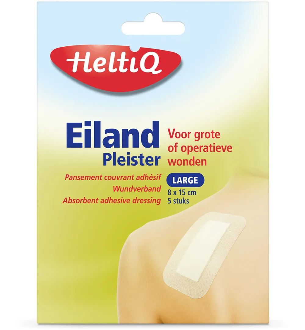 HeltiQ Eilandpleisters 8 x 15 cm (5 stuks)