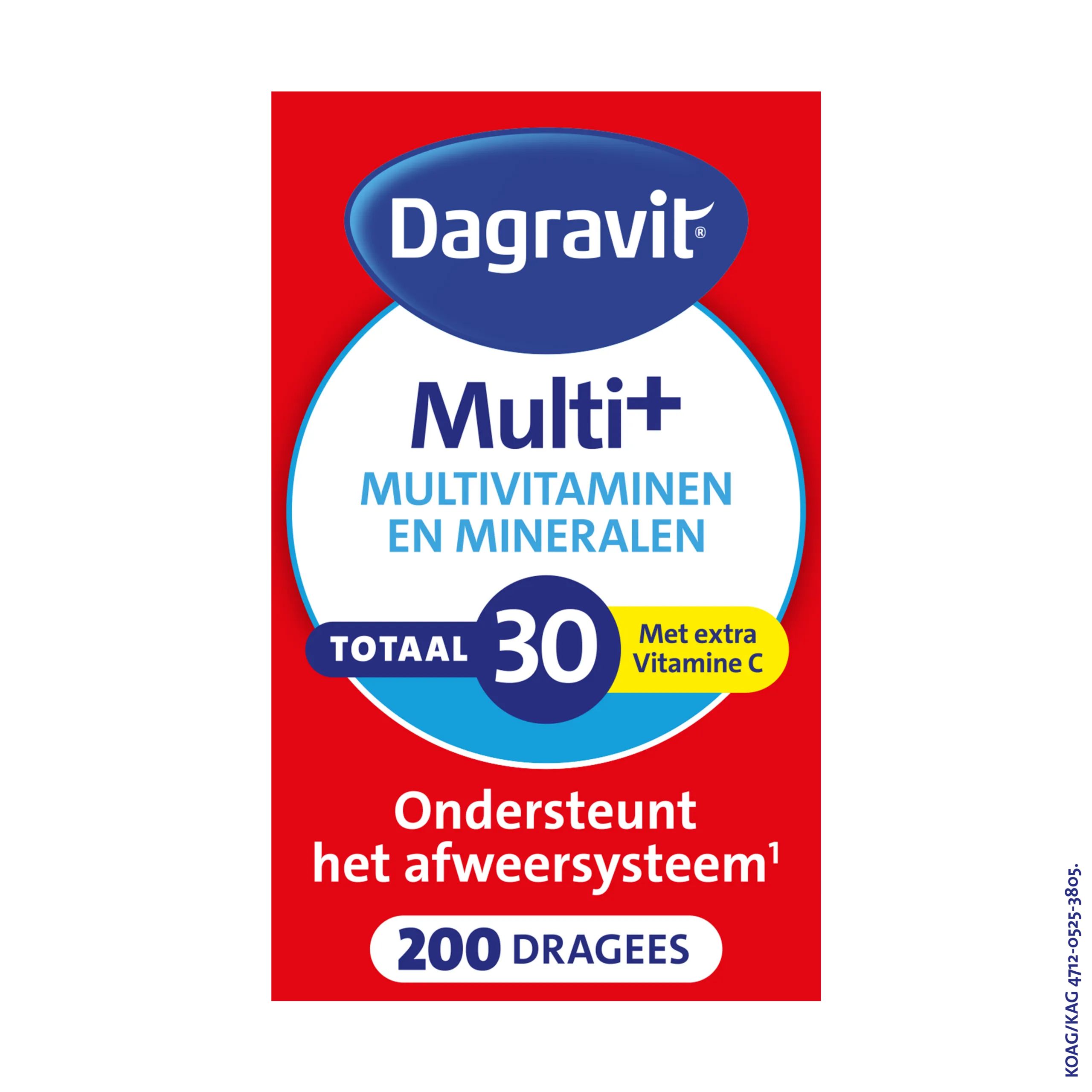 Dagravit Totaal 30 Multivitaminen (200 dragees)