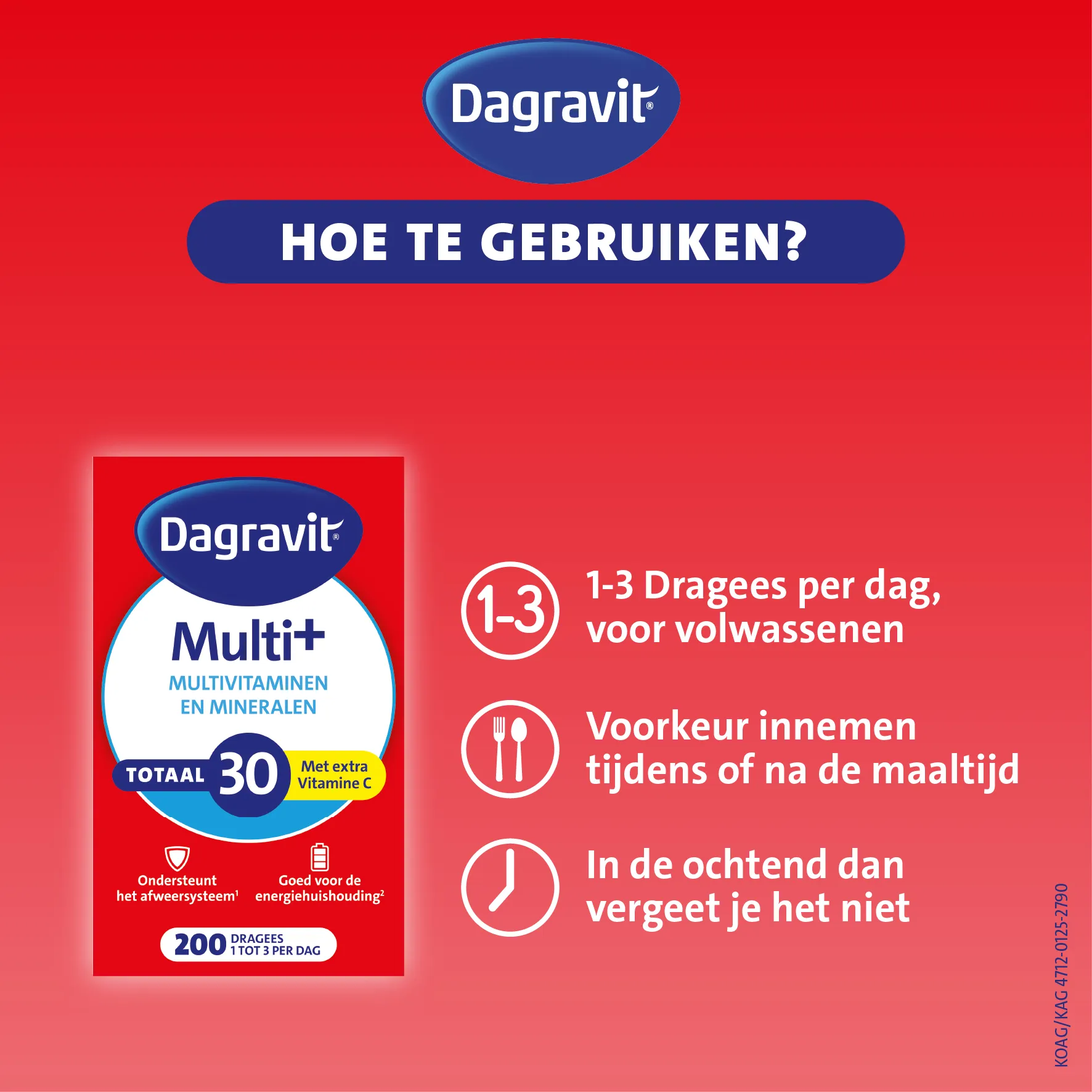 Dagravit Totaal 30 Multivitaminen (200 dragees) - image 4