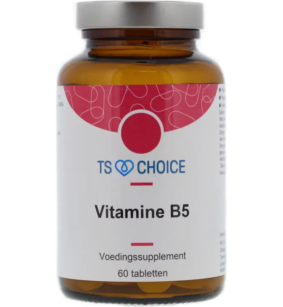 TS Choice Vitamine B5 460 pantotheenzuur (60 tabletten)