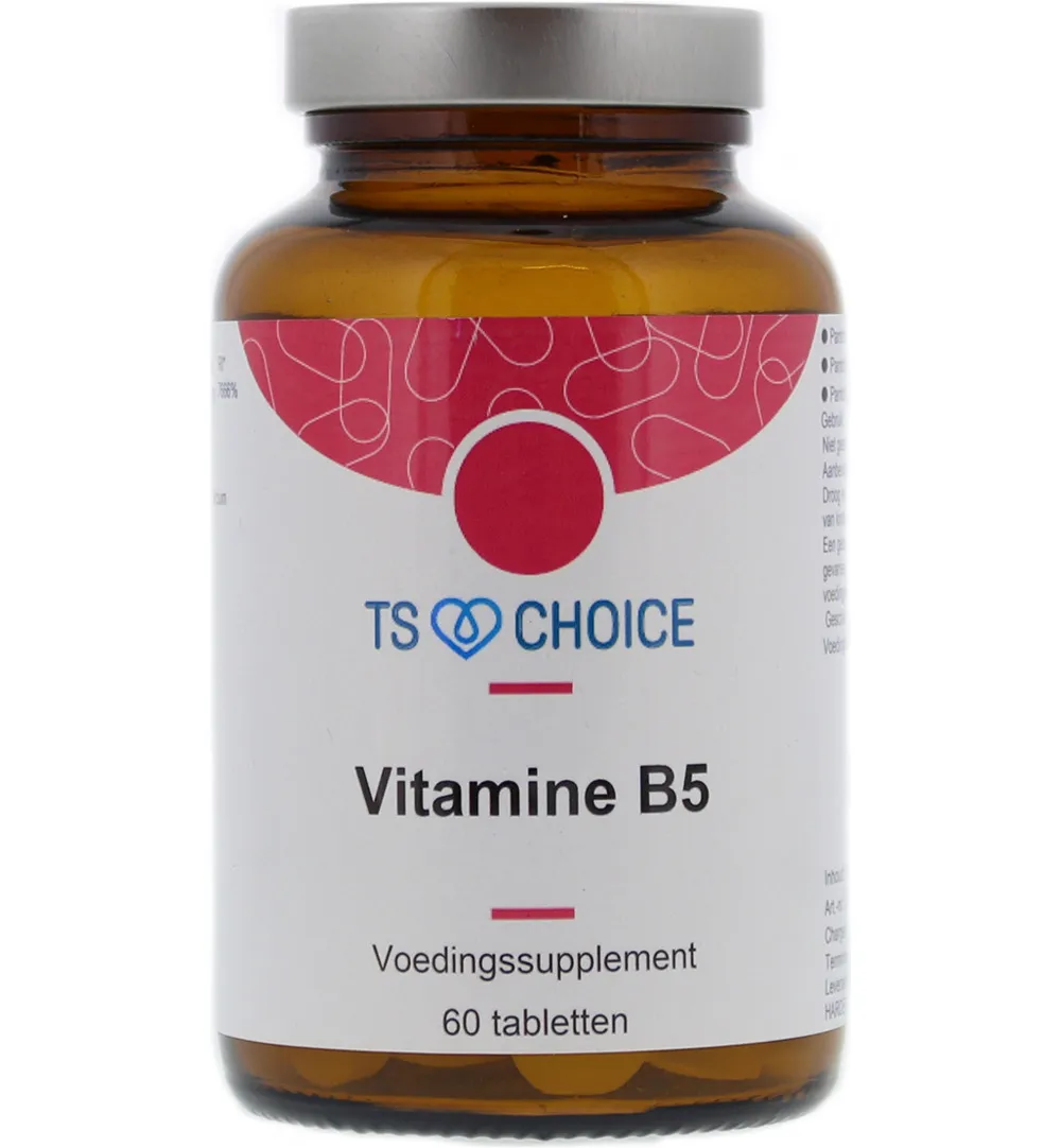 TS Choice Vitamine B5 460 pantotheenzuur (60 tabletten)