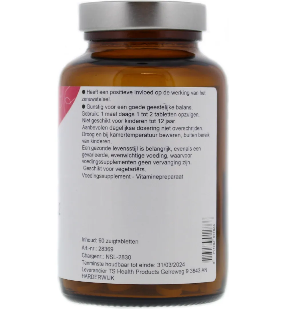 TS Choice Vitamine B12 cobalamine (60 tabletten) - image 2