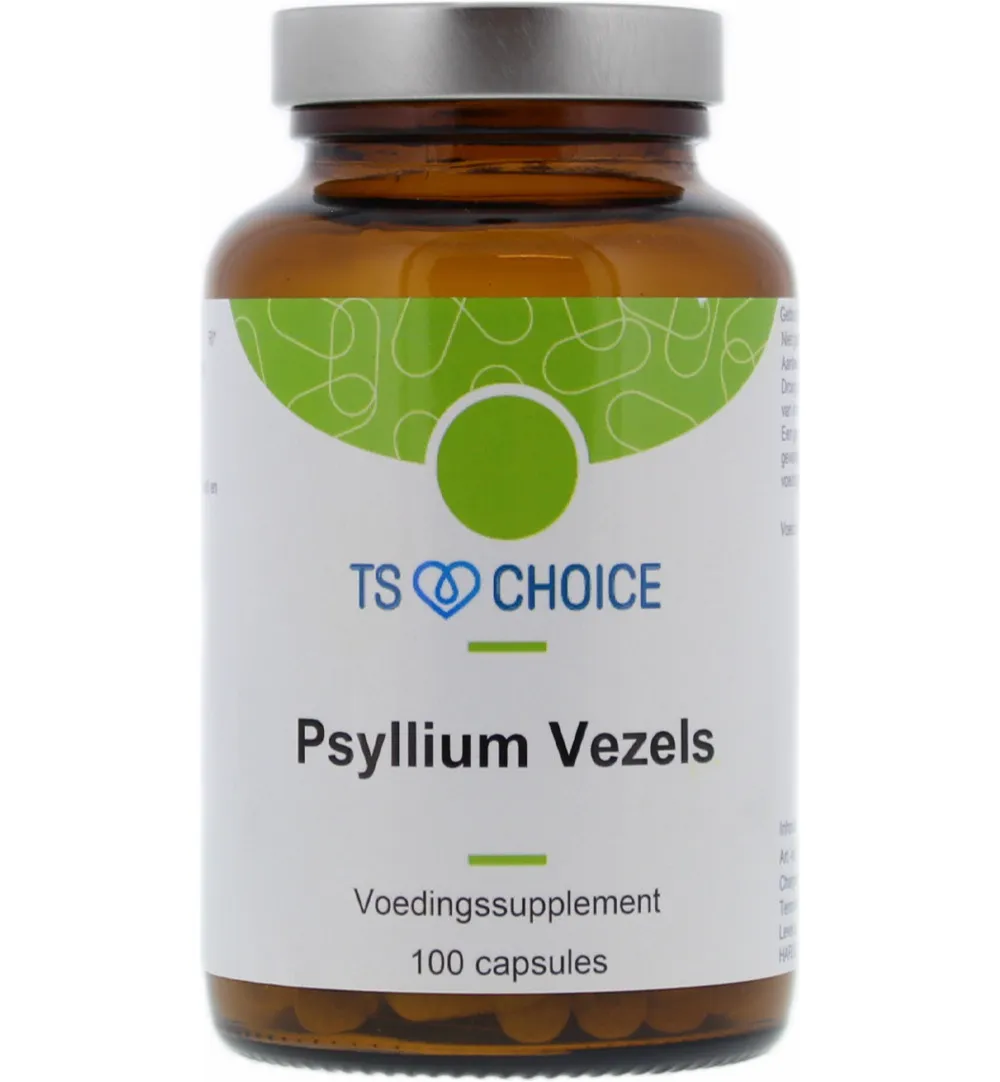 Ts Choice Psylliumvezels 350 (100 capsules)