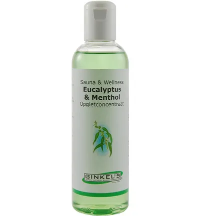 Ginkel's Sauna opgietconcentraat eucalyptus & menthol (200 ml)