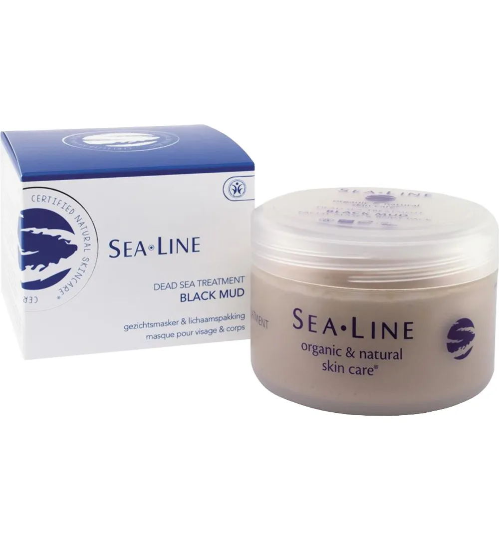 Sea-Line Black mud facial mask & body pack (225 ml)