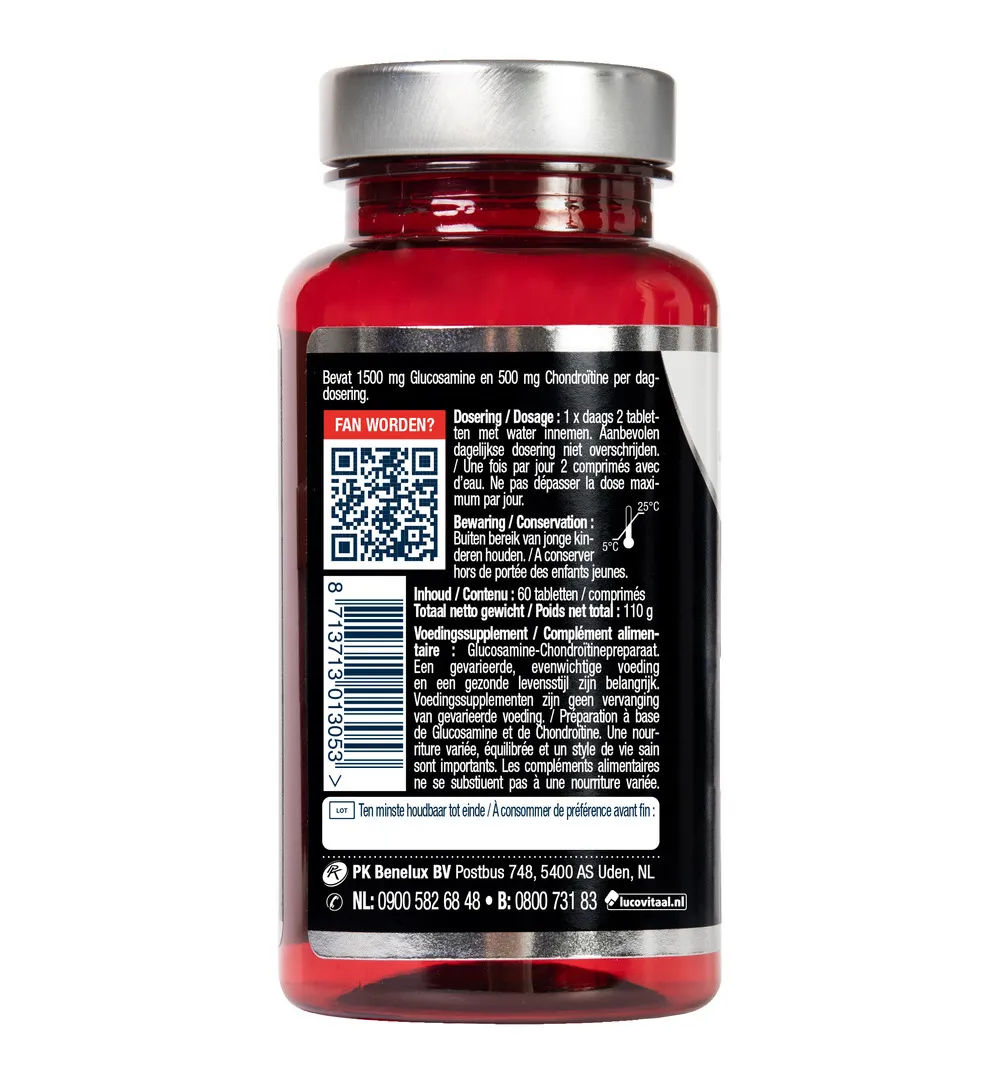 Lucovitaal Glucosamine Chondroïtine (60 tabletten) - image 3