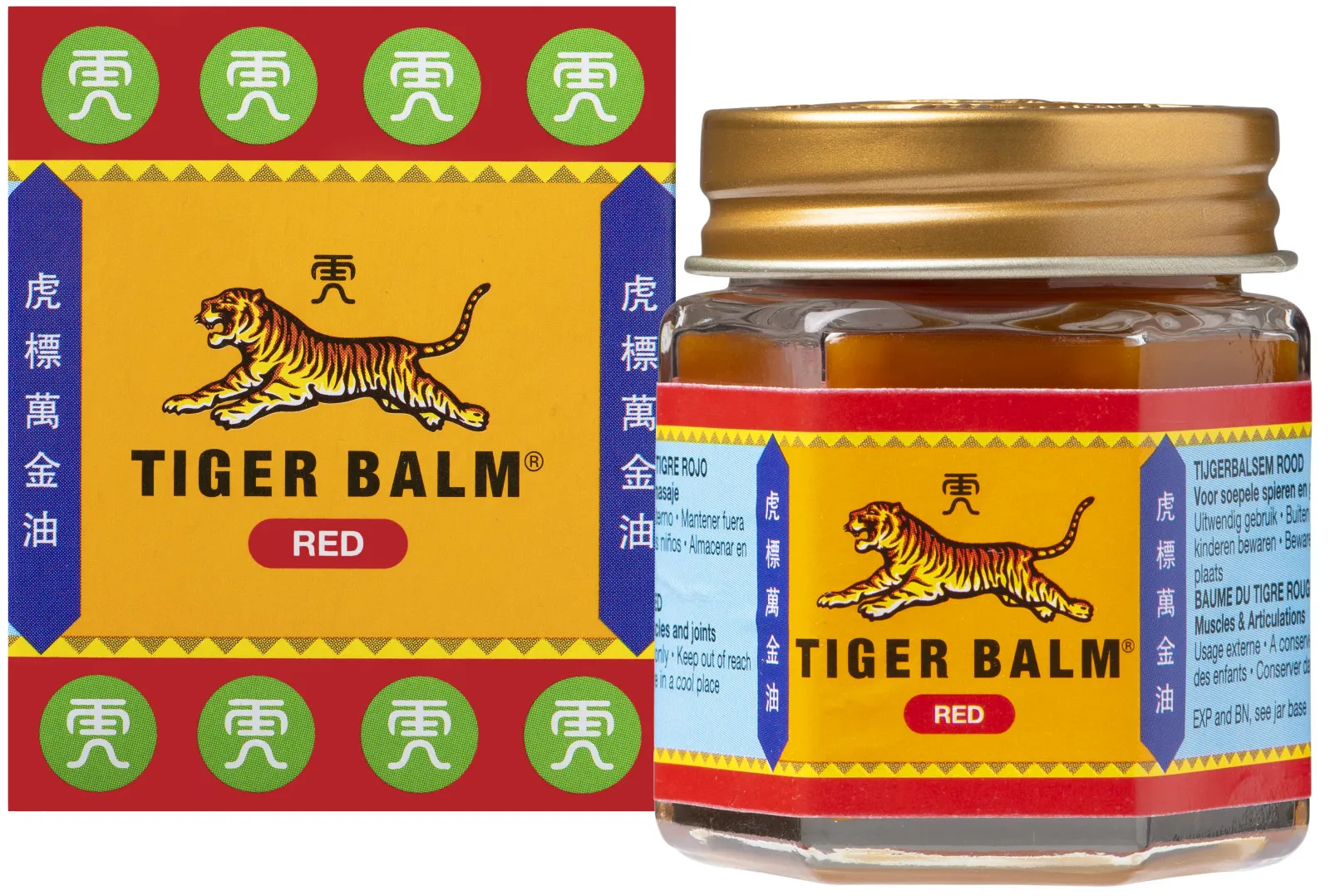 Tiger Balm Rood (30 gr)