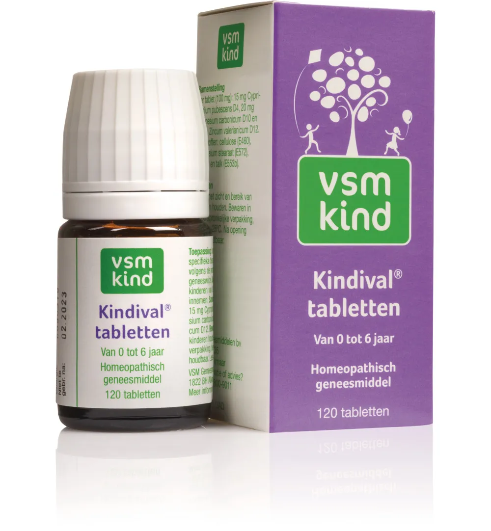 VSM Kindival kind 0-6 jaar (120 tabletten)