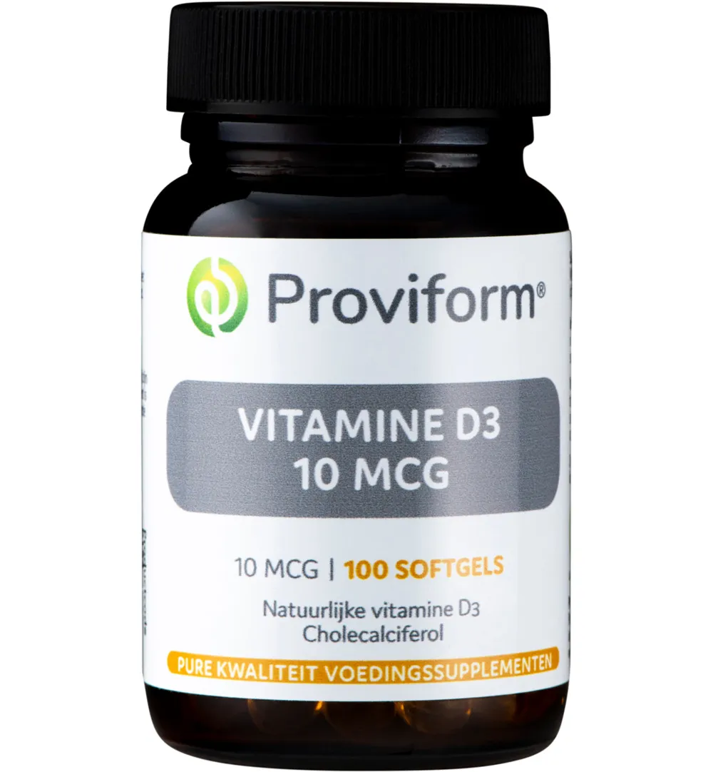 Proviform Vitamine D3 10Mcg (100 softgels)