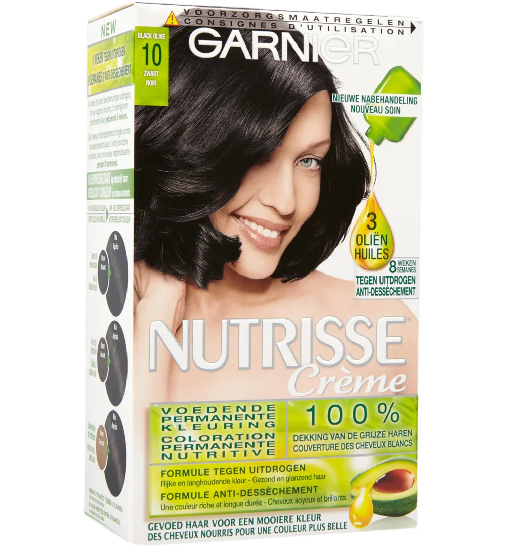 Garnier Nutrisse Creme 1/10 Zwart (1 stuk)