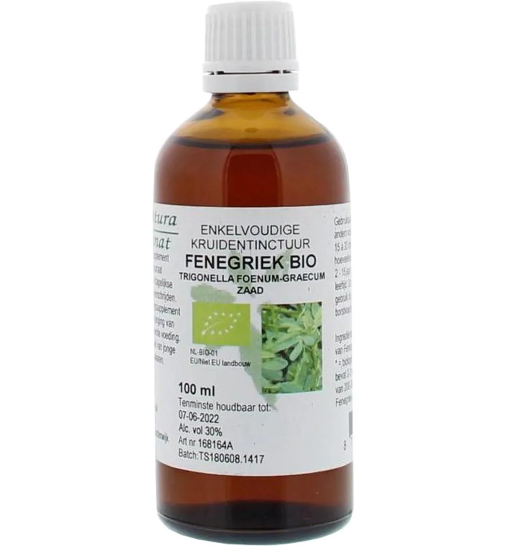De Cruydhof Trigonella foenegriek / fenegriek tinctuur bio (100 ml)