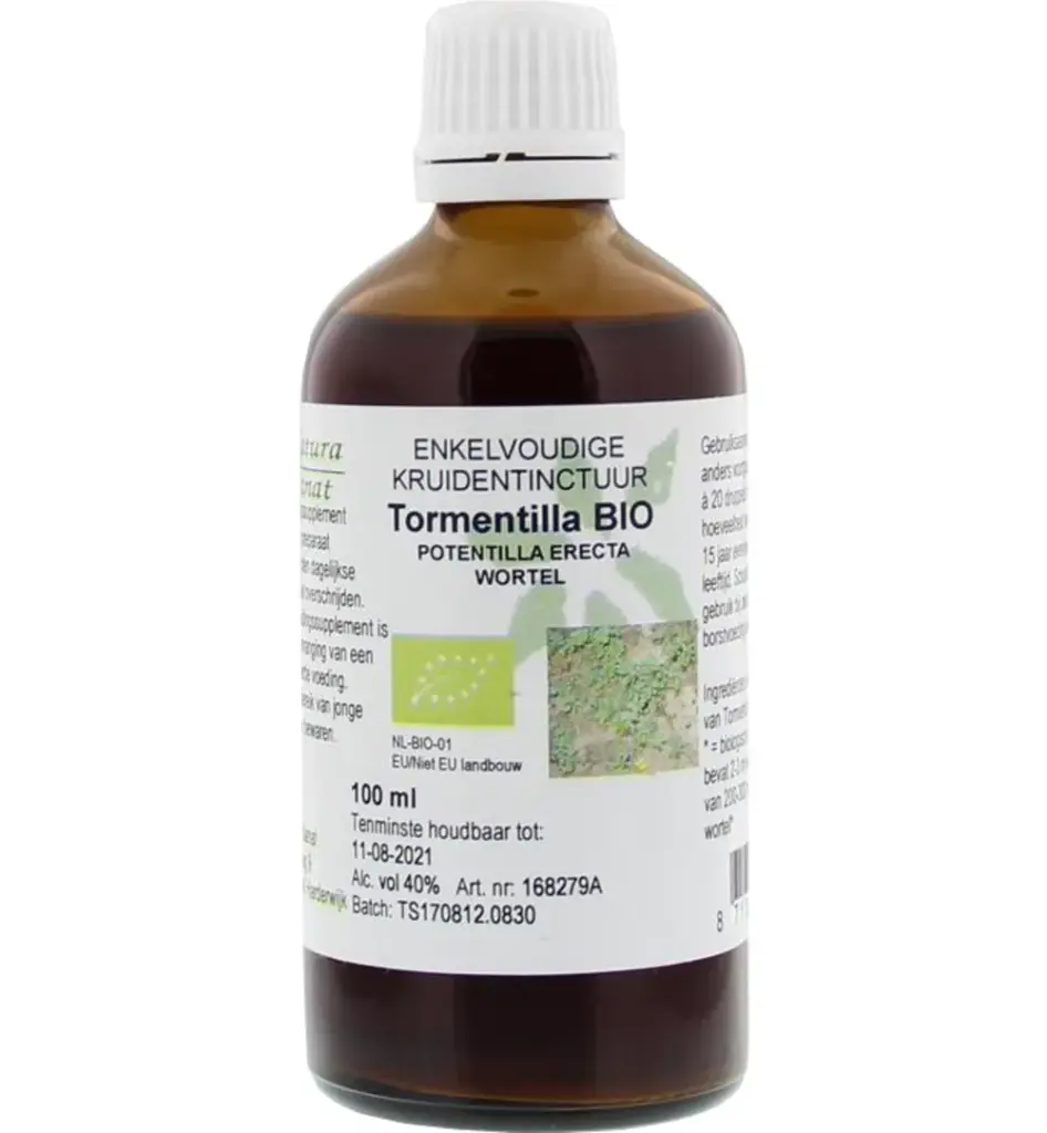 De Cruydhof Tormentil wortel tinctuur bio (100 ml)