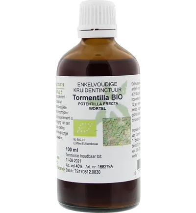 De Cruydhof Tormentil wortel tinctuur bio (100 ml)