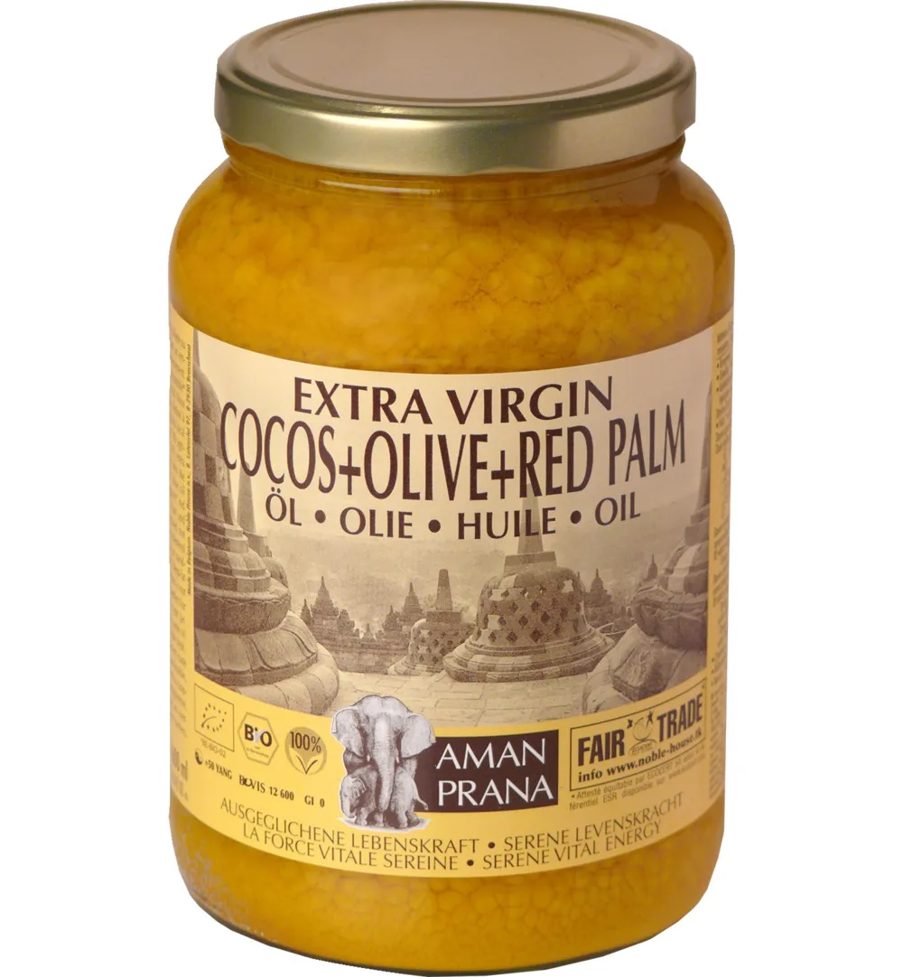 Amanprana Kokos-Olijf-Rode Palm Bio (1600 ml)