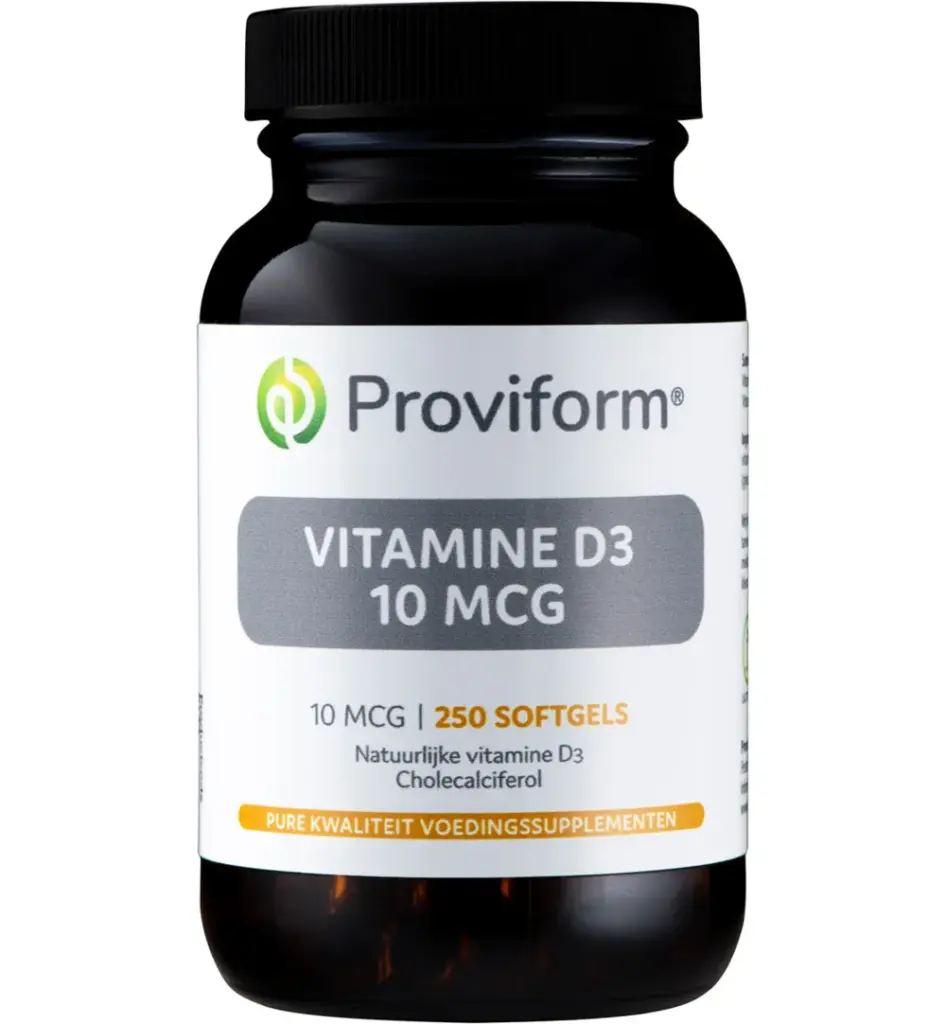 Proviform Vitamine D3 10Mcg (250 softgels)