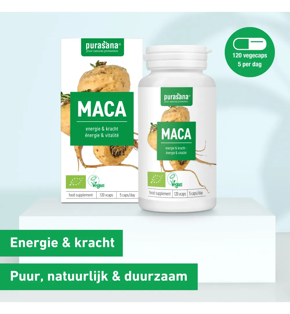 Purasana Maca Vegan Bio (120 vega capsules) - image 6