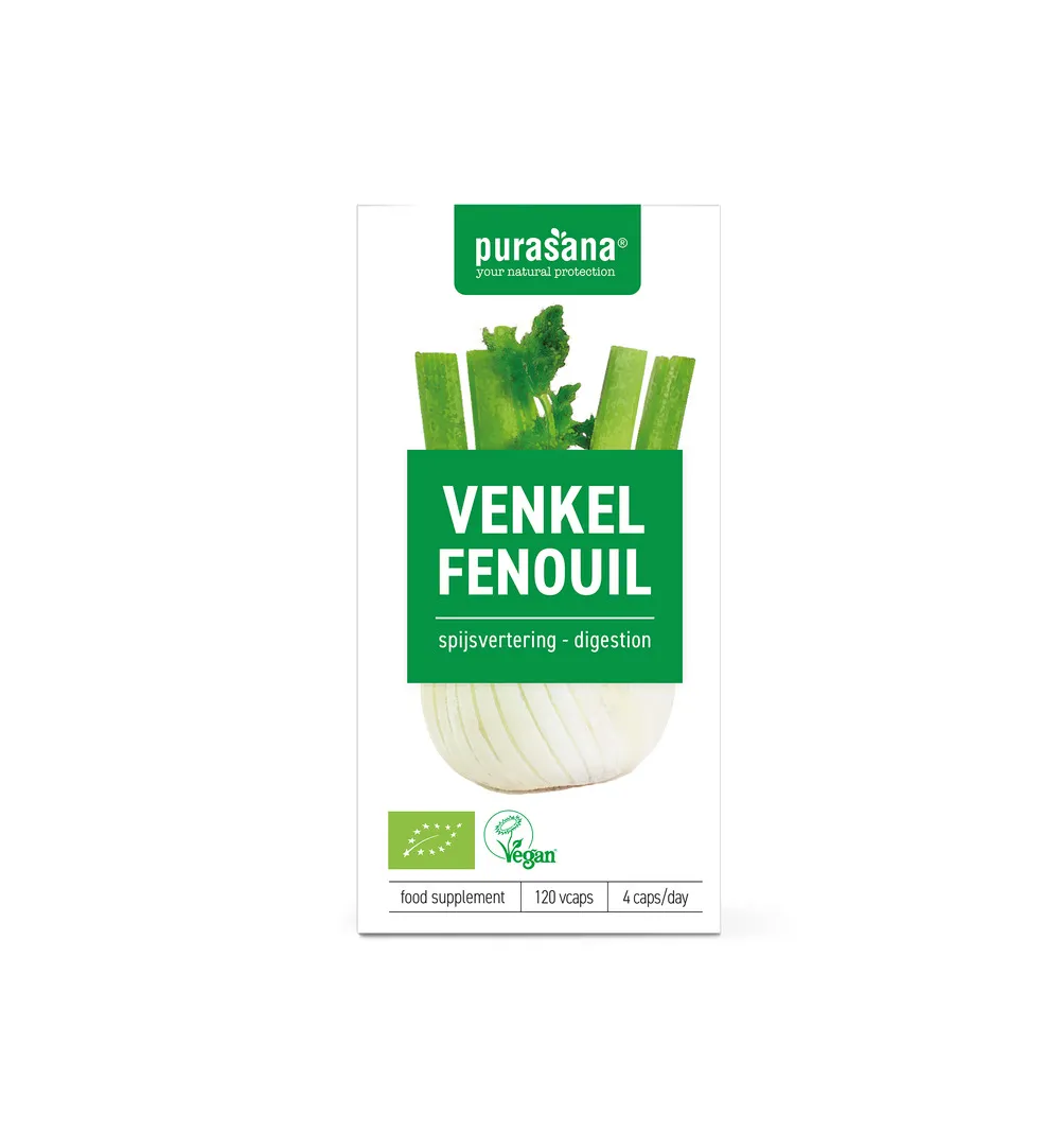 Purasana Venkel/Fenouil Vegan Bio (120 vega capsules)