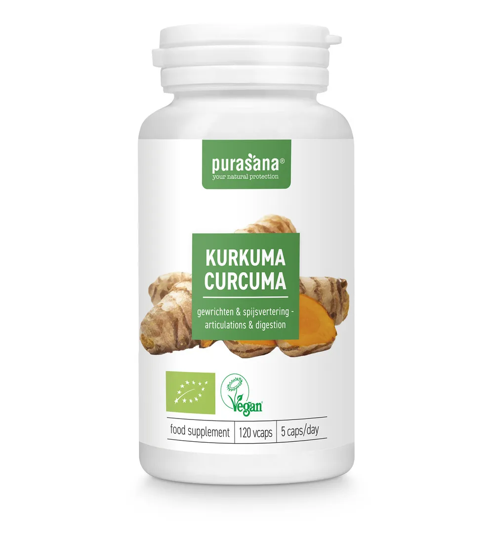 Purasana Curcuma Vegan Bio (120 vega capsules) - image 5